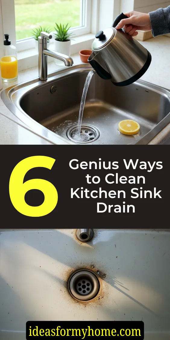 6 simple ways to clean your kitchen sink drain