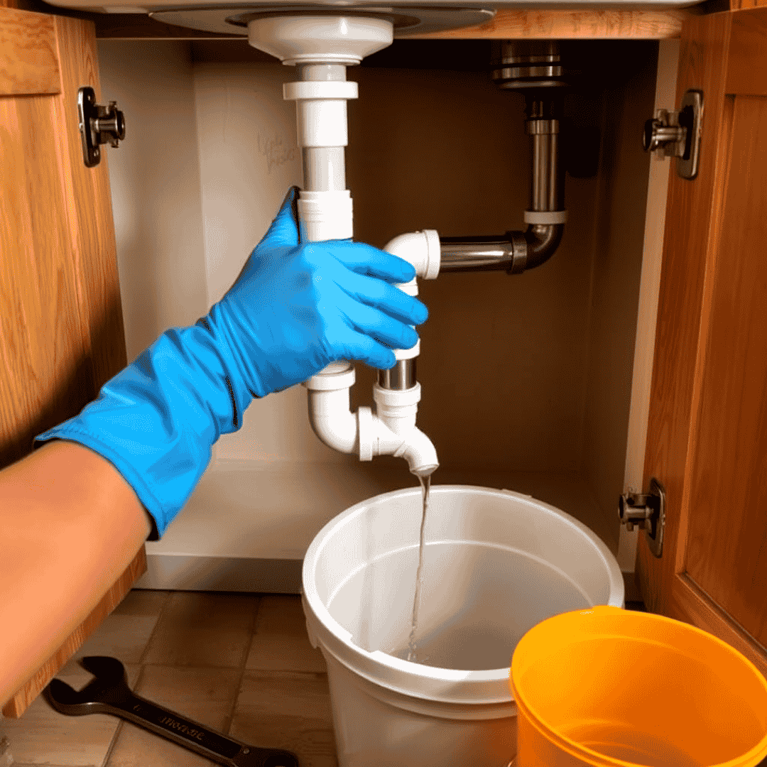 Clean Out the Sink Trap