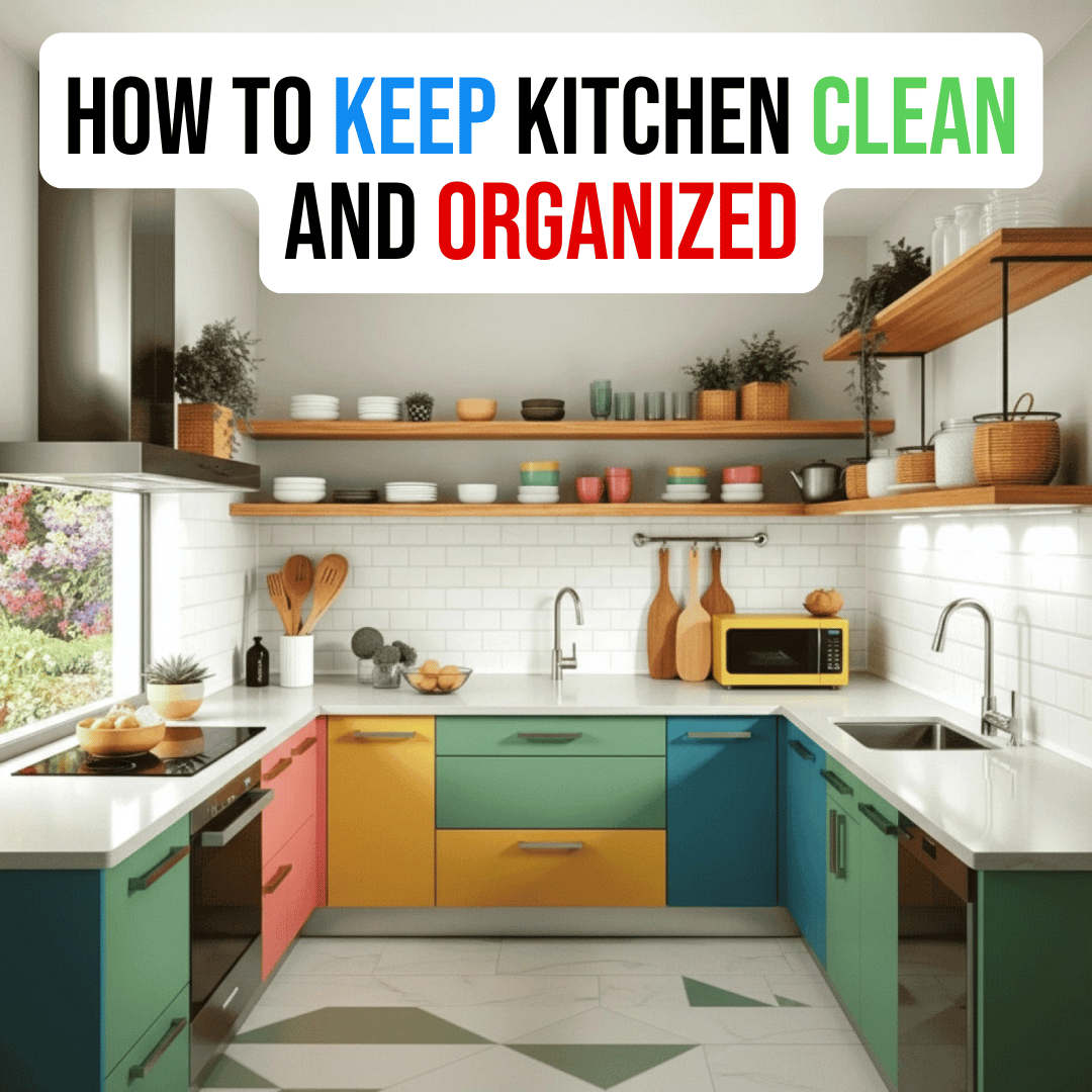 How to Keep Kitchen Clean and Organized