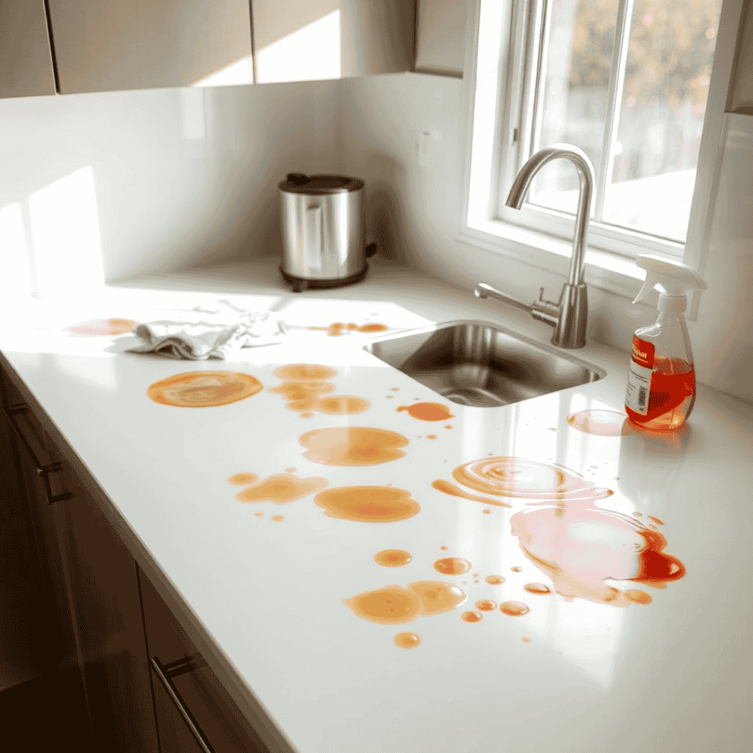 How to Remove Stains from Kitchen Countertops