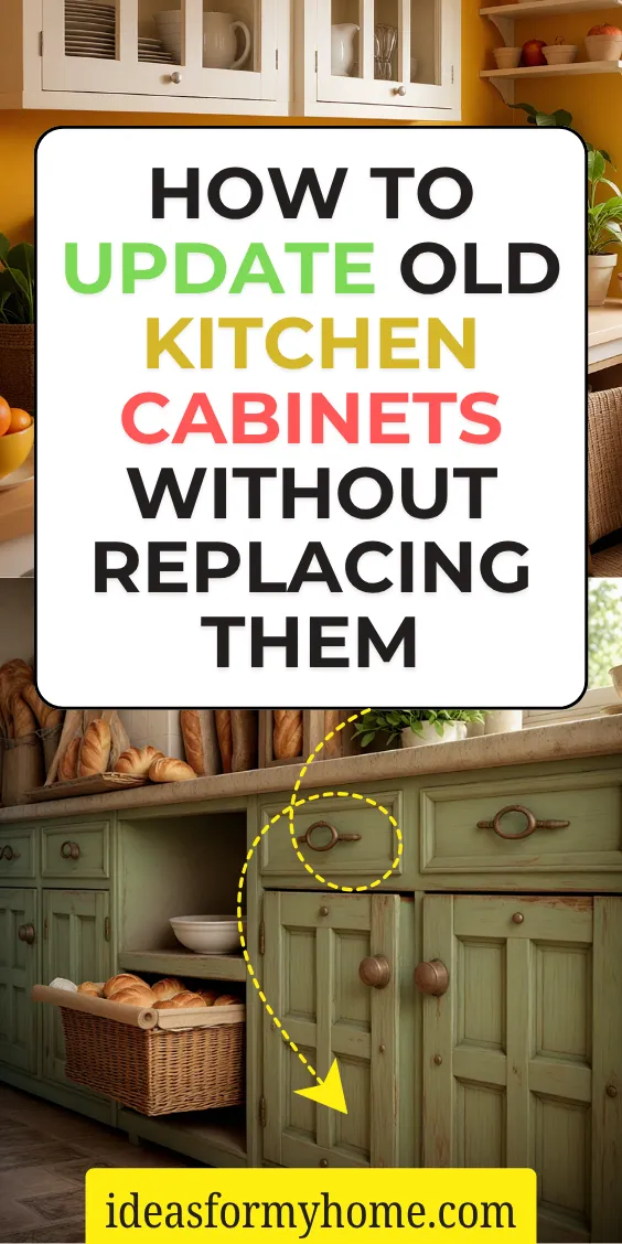 How to Update Old Kitchen Cabinets Without Replacing Them