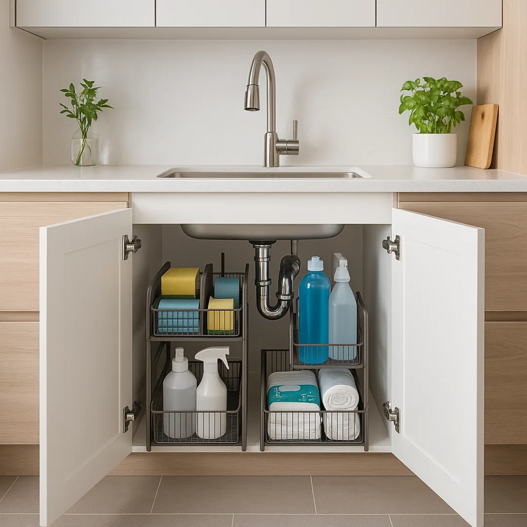 Use Under-Sink Organizer