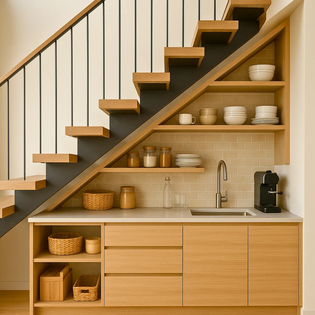 Use Under-Stair Space for Extra Storage