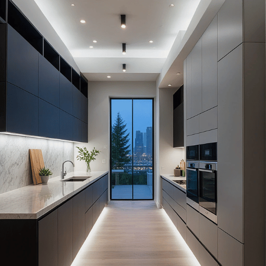 1. Choose Recessed Lighting for a Clean Ceiling Look