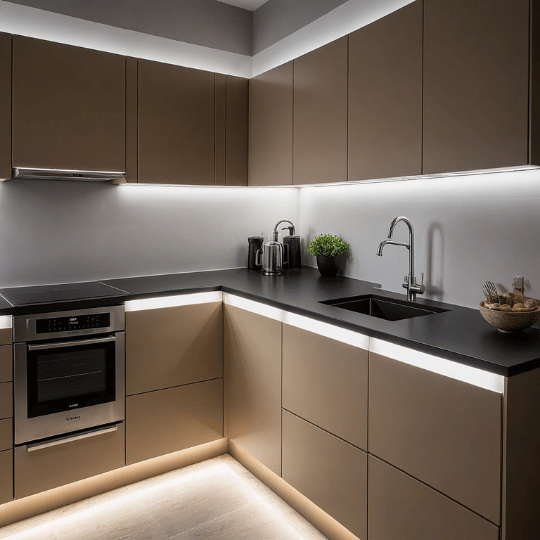 16. Light Up Cabinets and Drawers with LED Strips