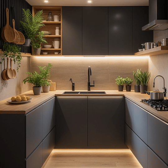 23. Light Your Kitchen Without Overhead Fixtures