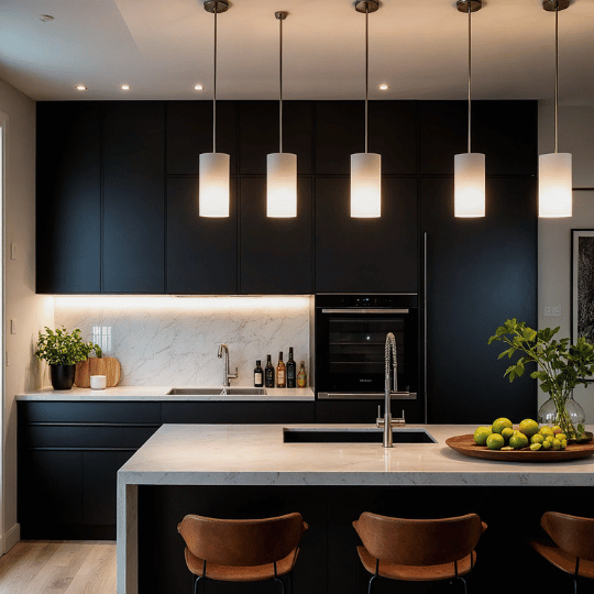 25. Use Tall Lighting to Make the Room Feel Taller