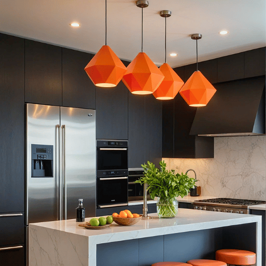 3. Add Pendant Lights with Personality