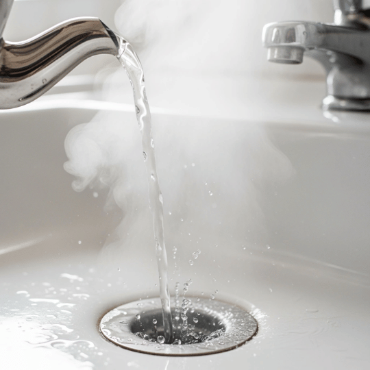 Hot Water Down the Drain