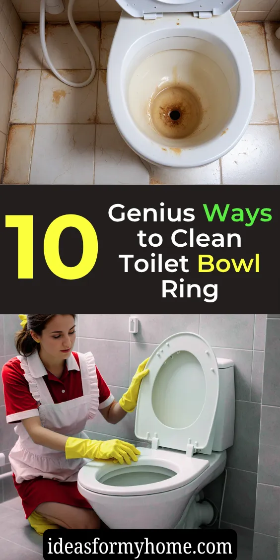 10 effective ways to clean toilet bowl rings
