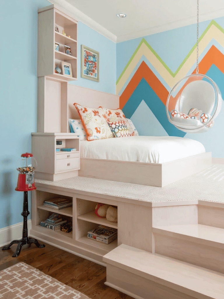 10. Minimalist Geometric Room