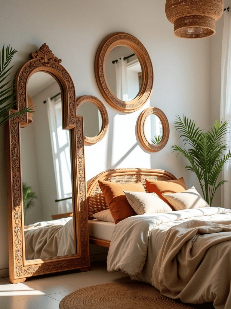 21. Carved Wood Mirror