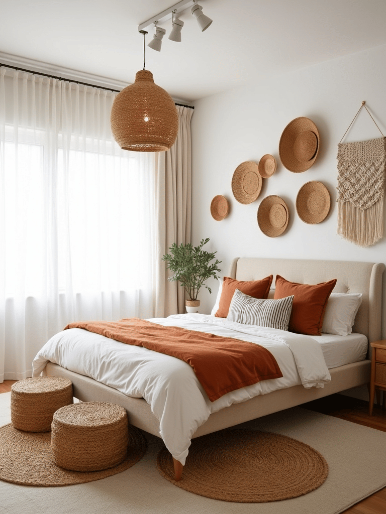 3. Stylish storage with Woven Baskets