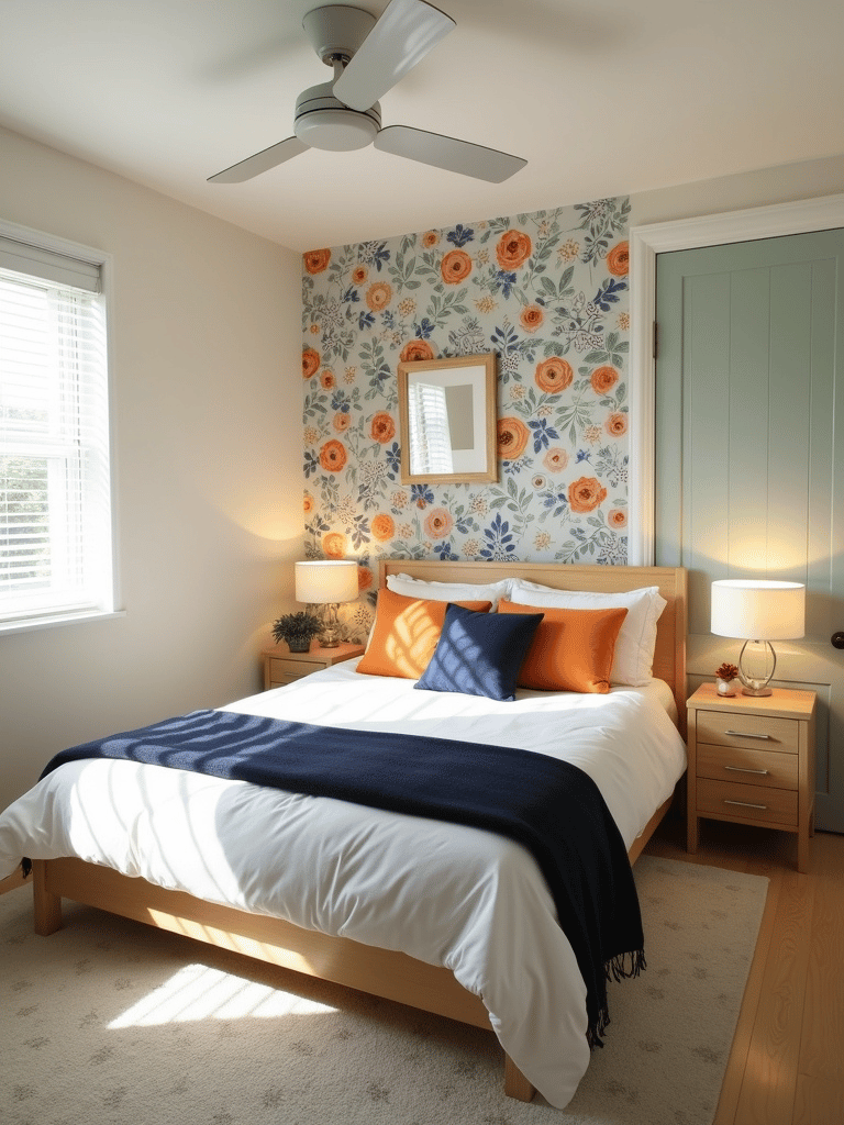 4. Make a Colorful Accent Wall