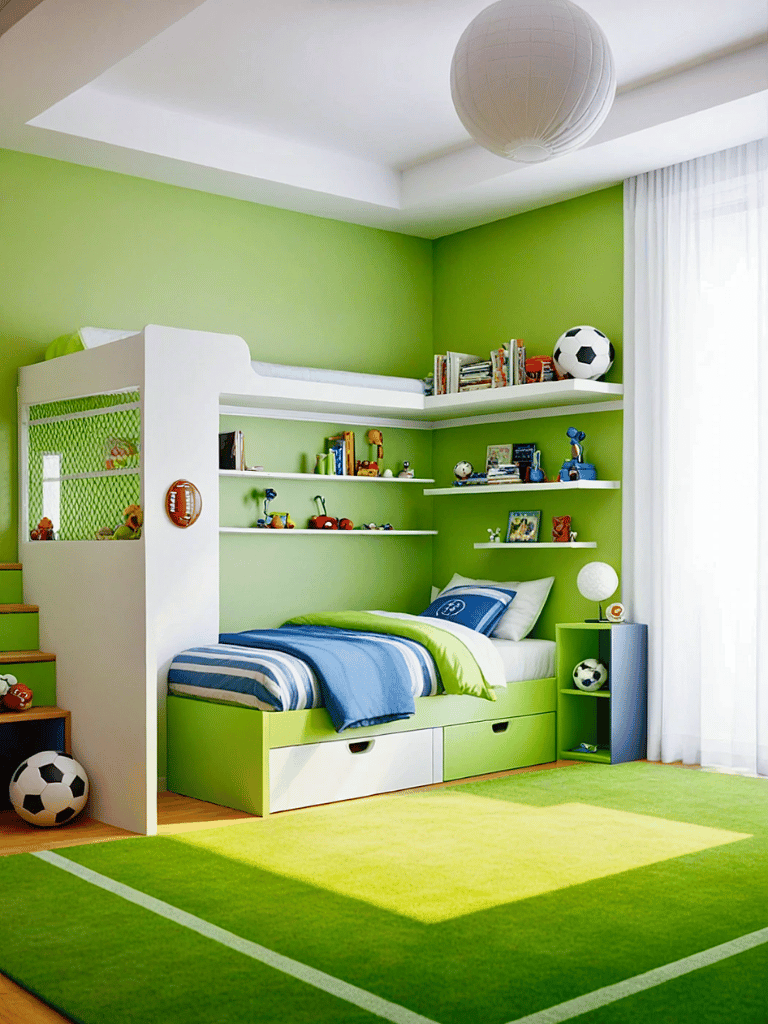 6. Sporty Soccer Room
