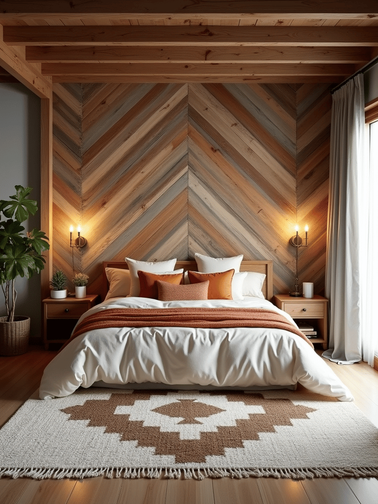 9. Reclaimed Wood Headboard