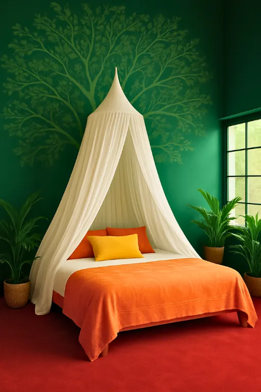 Jungle Style Bedroom