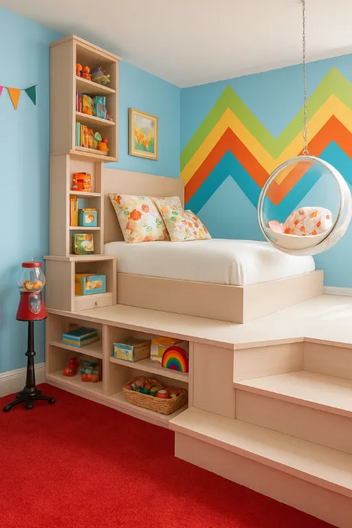 Minimalist Geometric Room