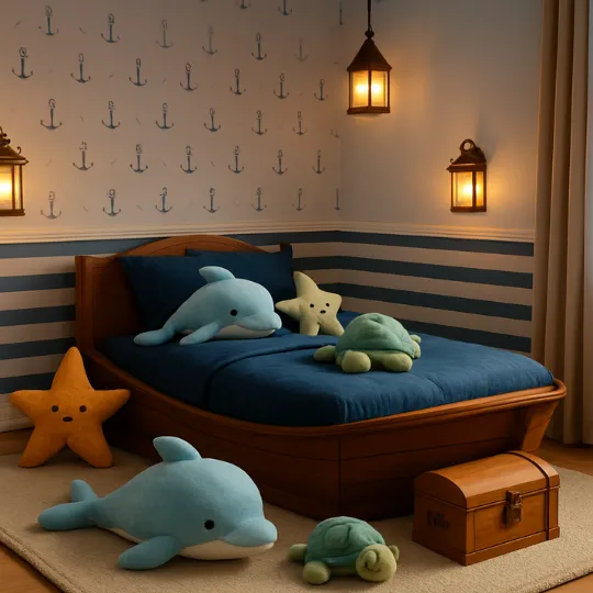 Nautical Seaside Room