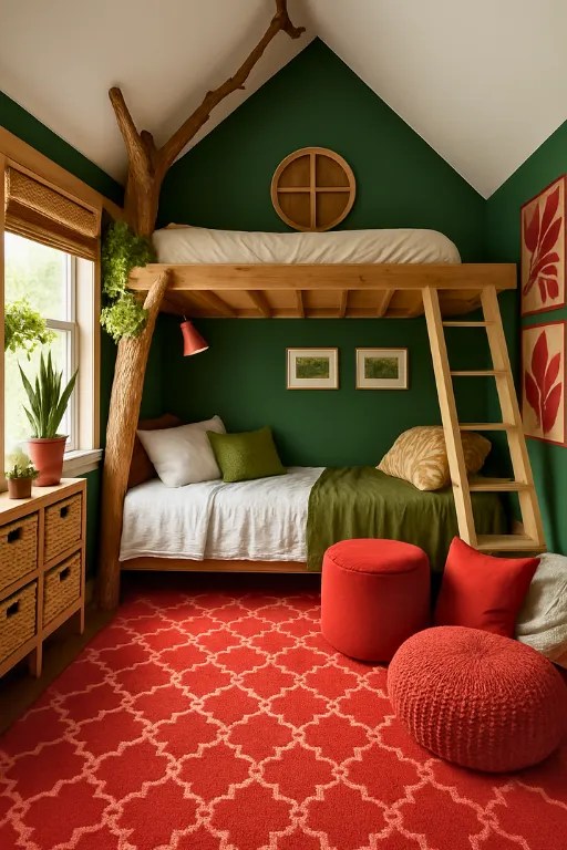 Treehouse Retreat Kids Bedroom