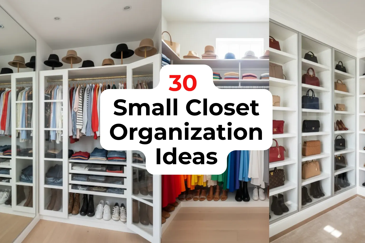 30 Small Closet Organization Ideas