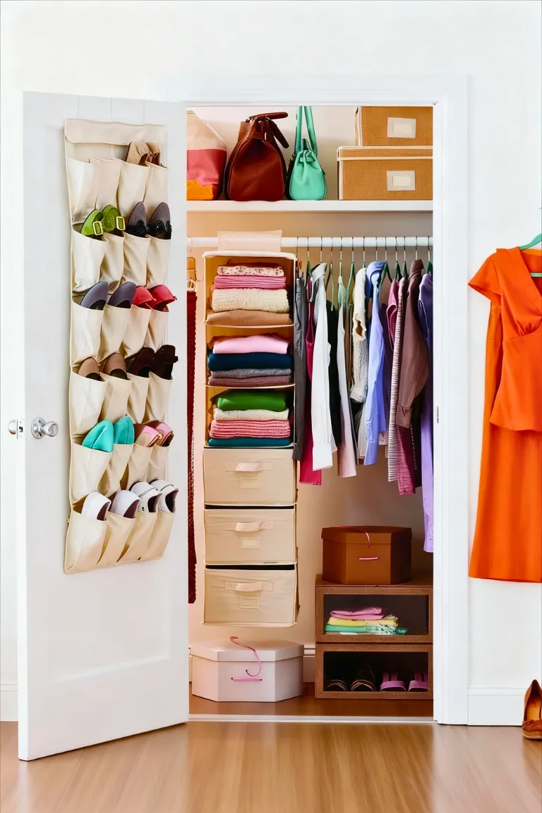 Consider an Over-the-Door Shoe Organizer