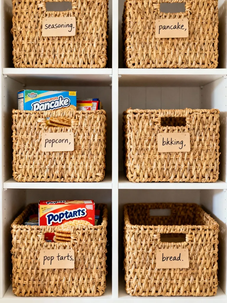 Include a Few Woven Pantry Baskets