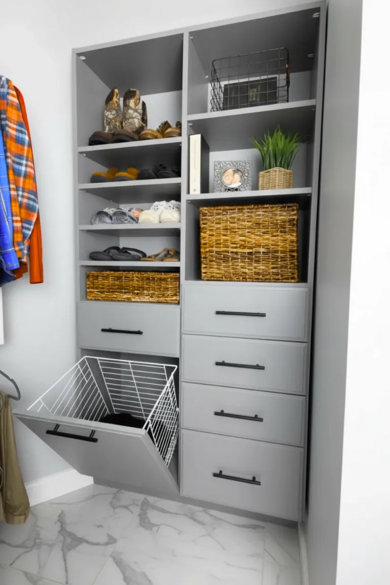 Install a Hidden Hamper