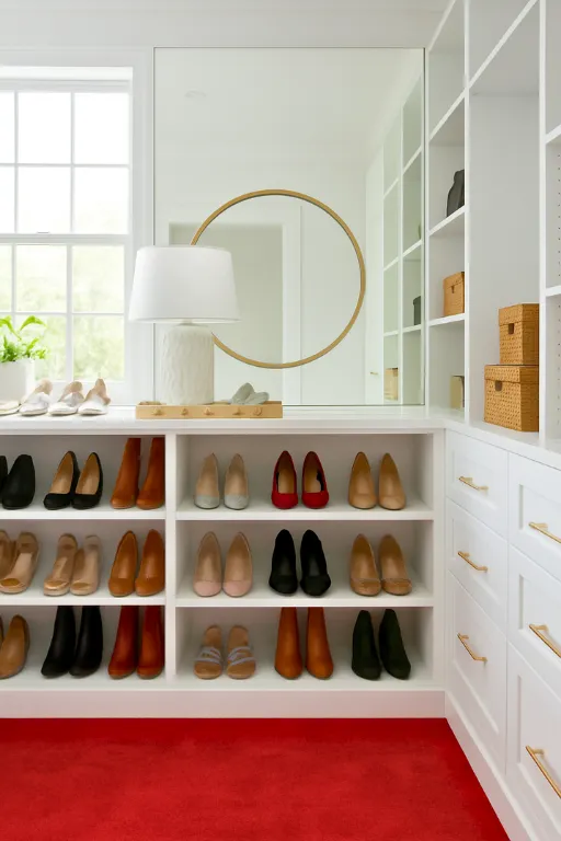 Keep Shoes Off the Floor for Closet