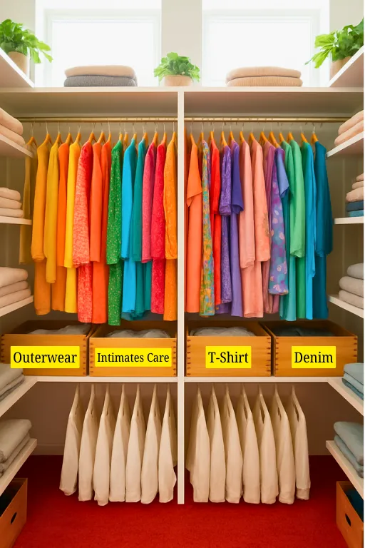 Label Bins for Small Items for Closet