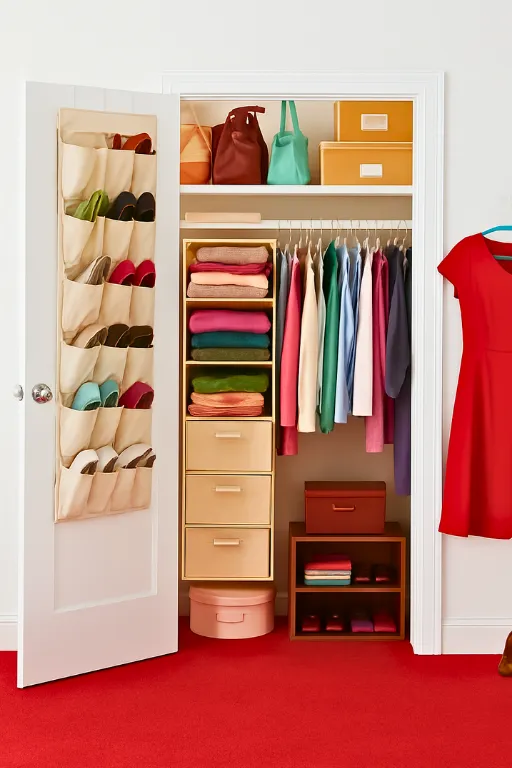 Over-the-Door Shoe Organizer for Closet