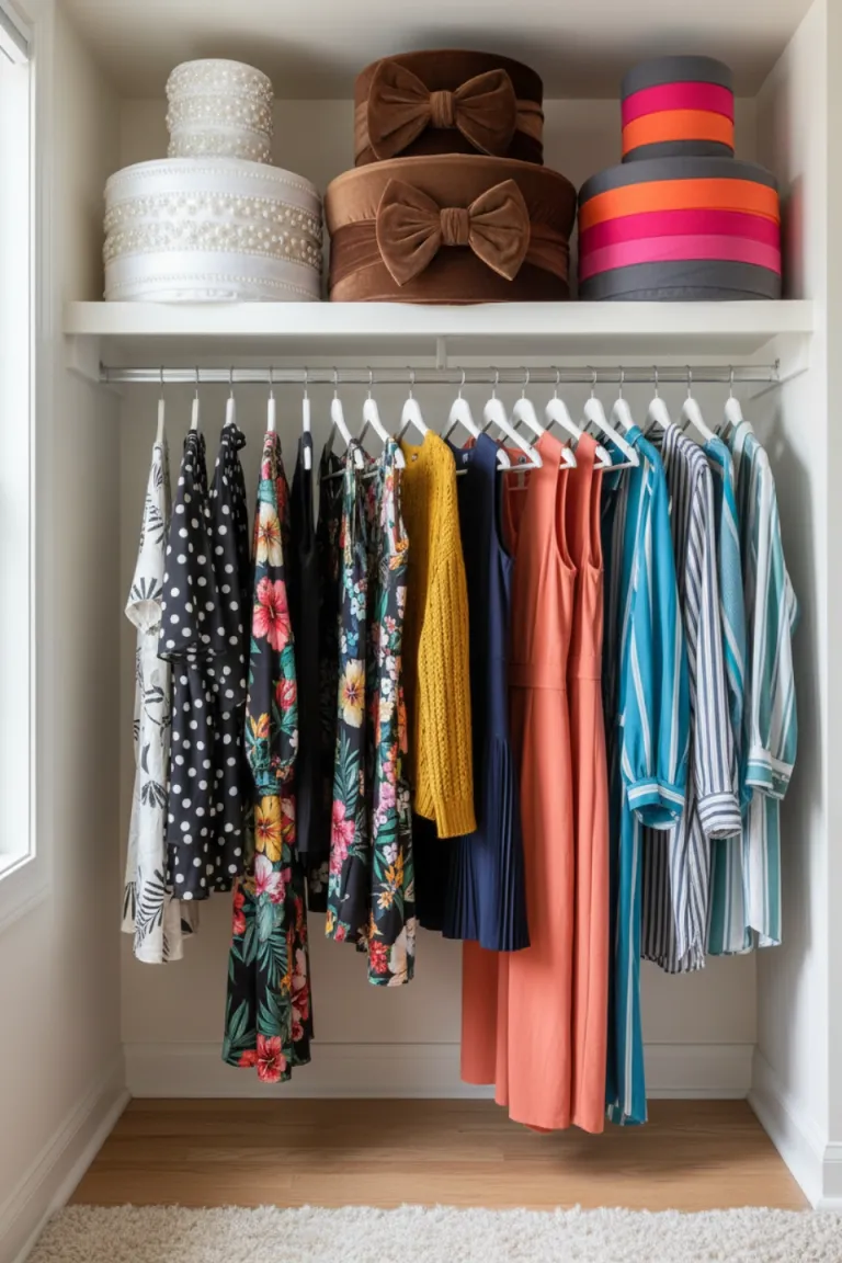 Stack Headbands on Top Shelves