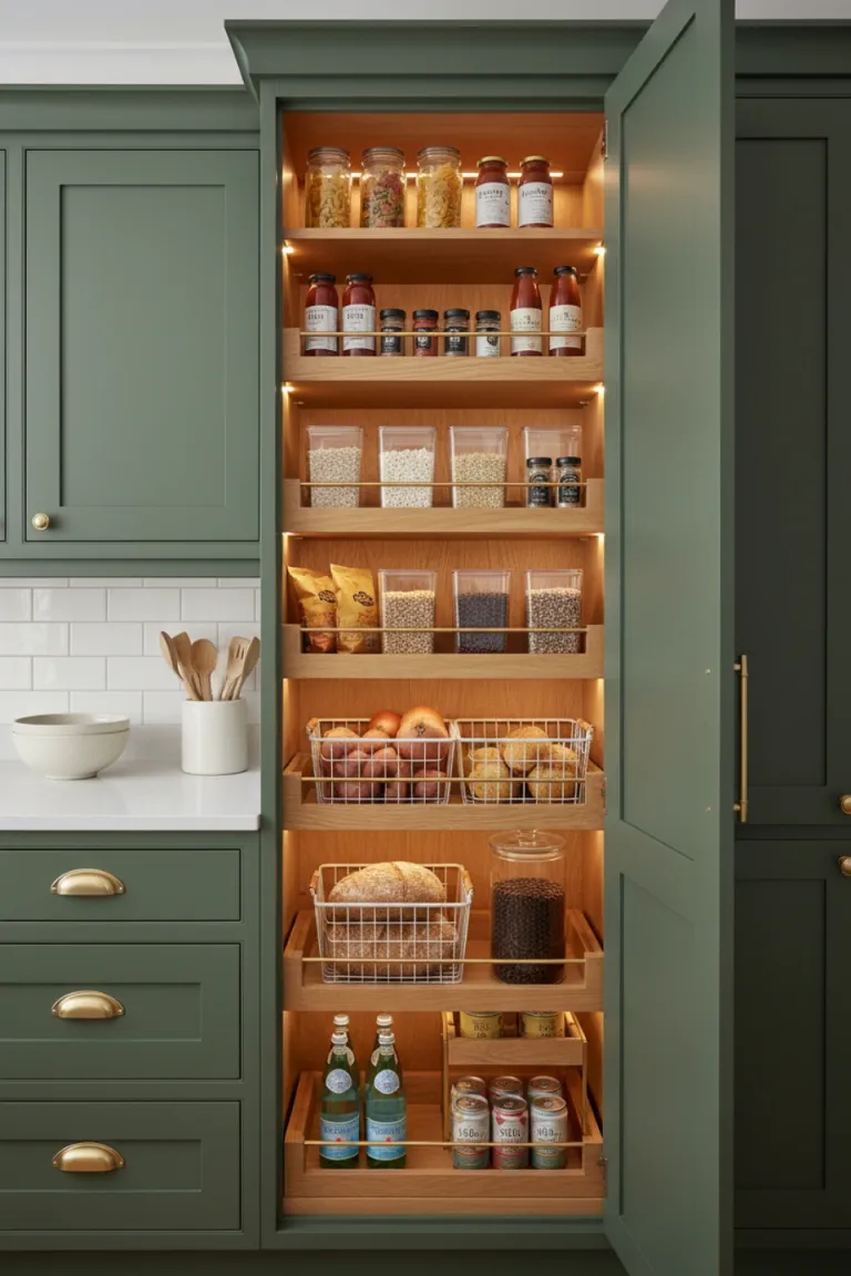 Turn Shelves Into Drawers