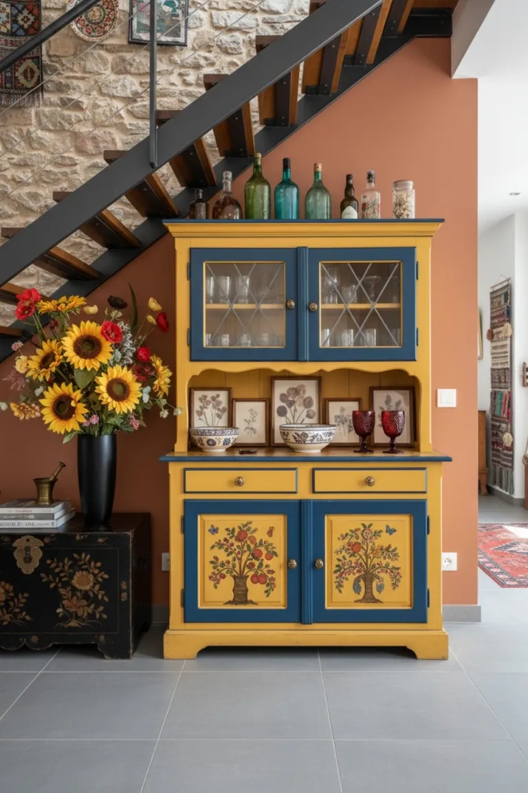 Use a Chic Cabinet for Storage