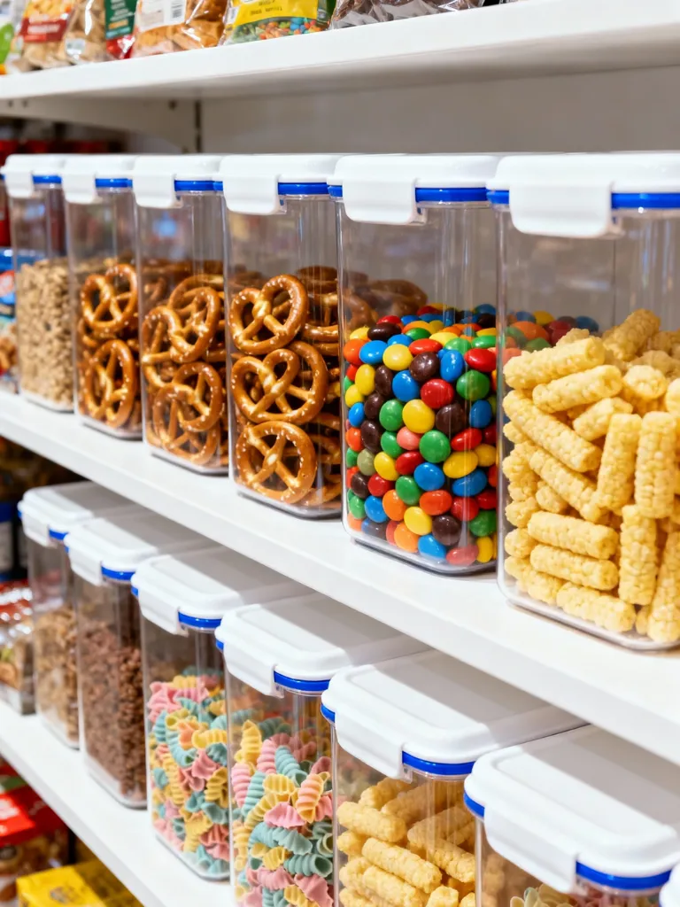 Using Clear Pantry Storage
