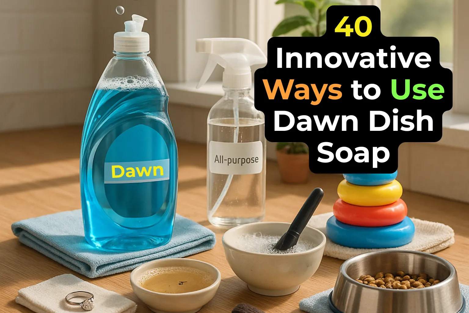 40 Innovative Ways to Use Dawn Dish Soap