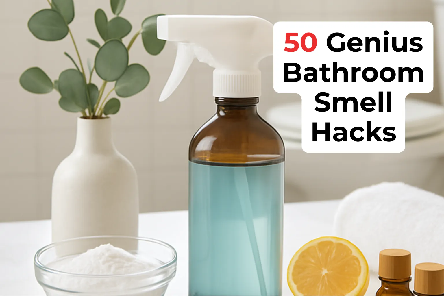 50 Genius Bathroom Smell Hacks