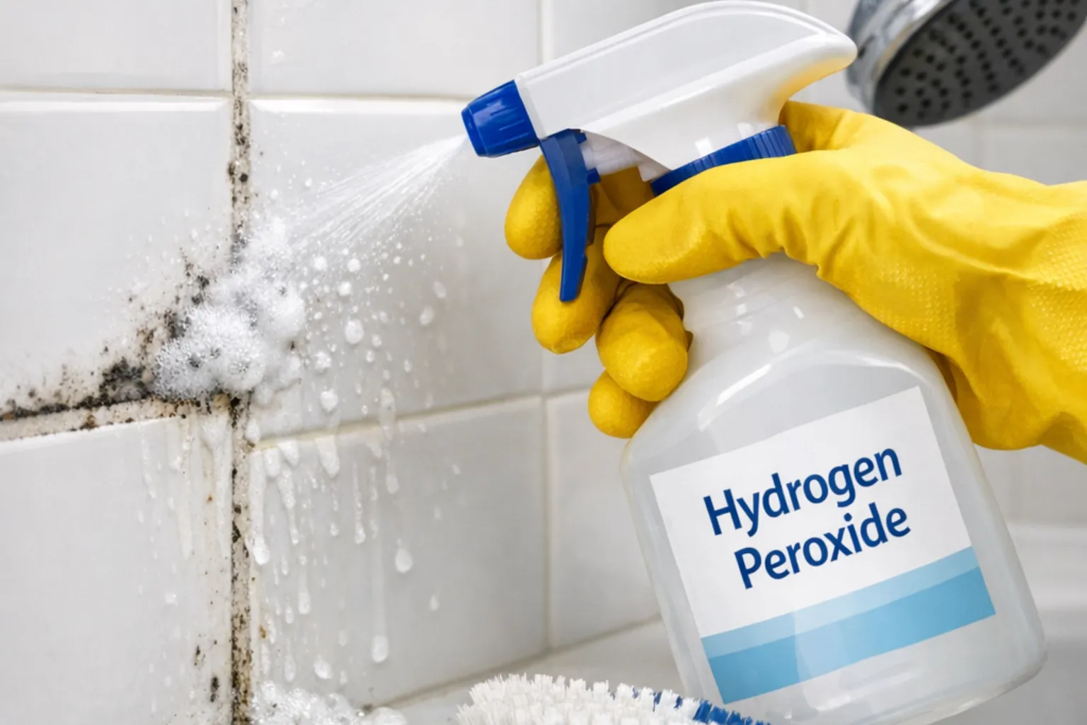 How To Clean Mold In Shower Grout With Hydrogen Peroxide