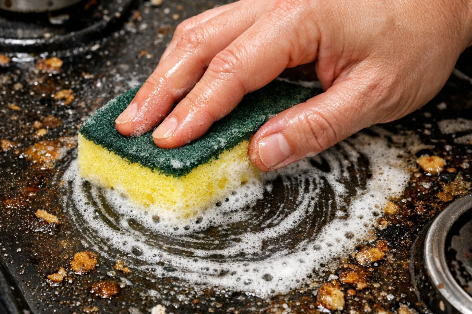 How to Destroy Grease on Your Stovetop with Dawn Dish Soap