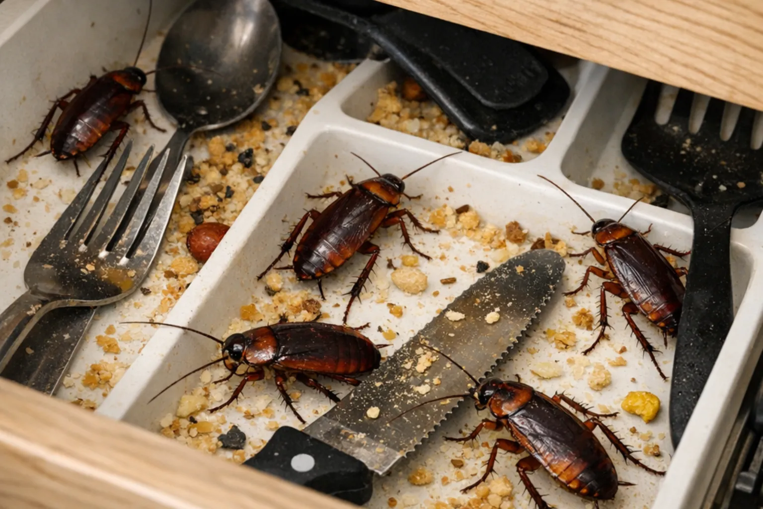 How to Keep Cockroaches Away from Your Kitchen Drawers
