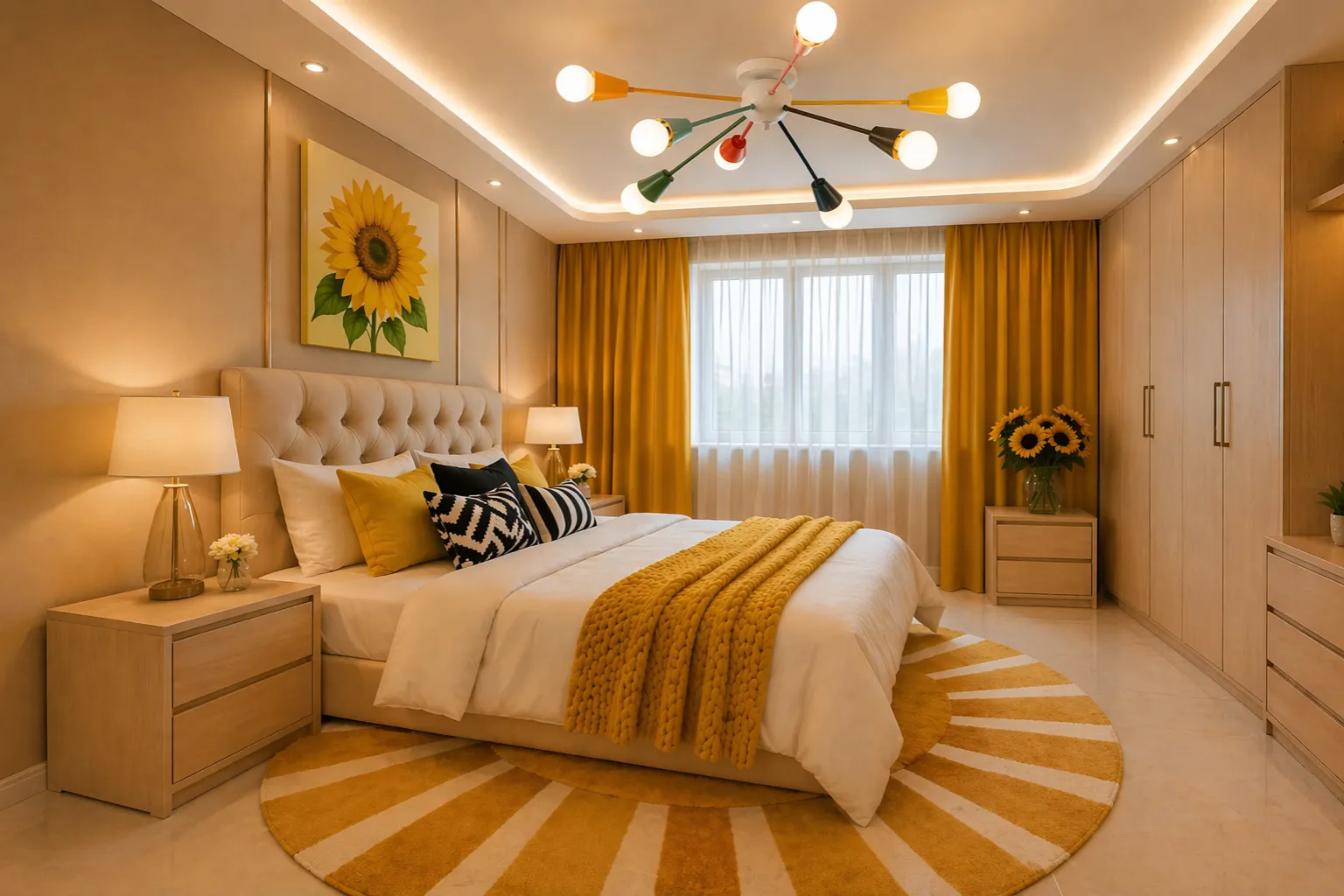 10 Beautiful Yellow Bedroom Ideas