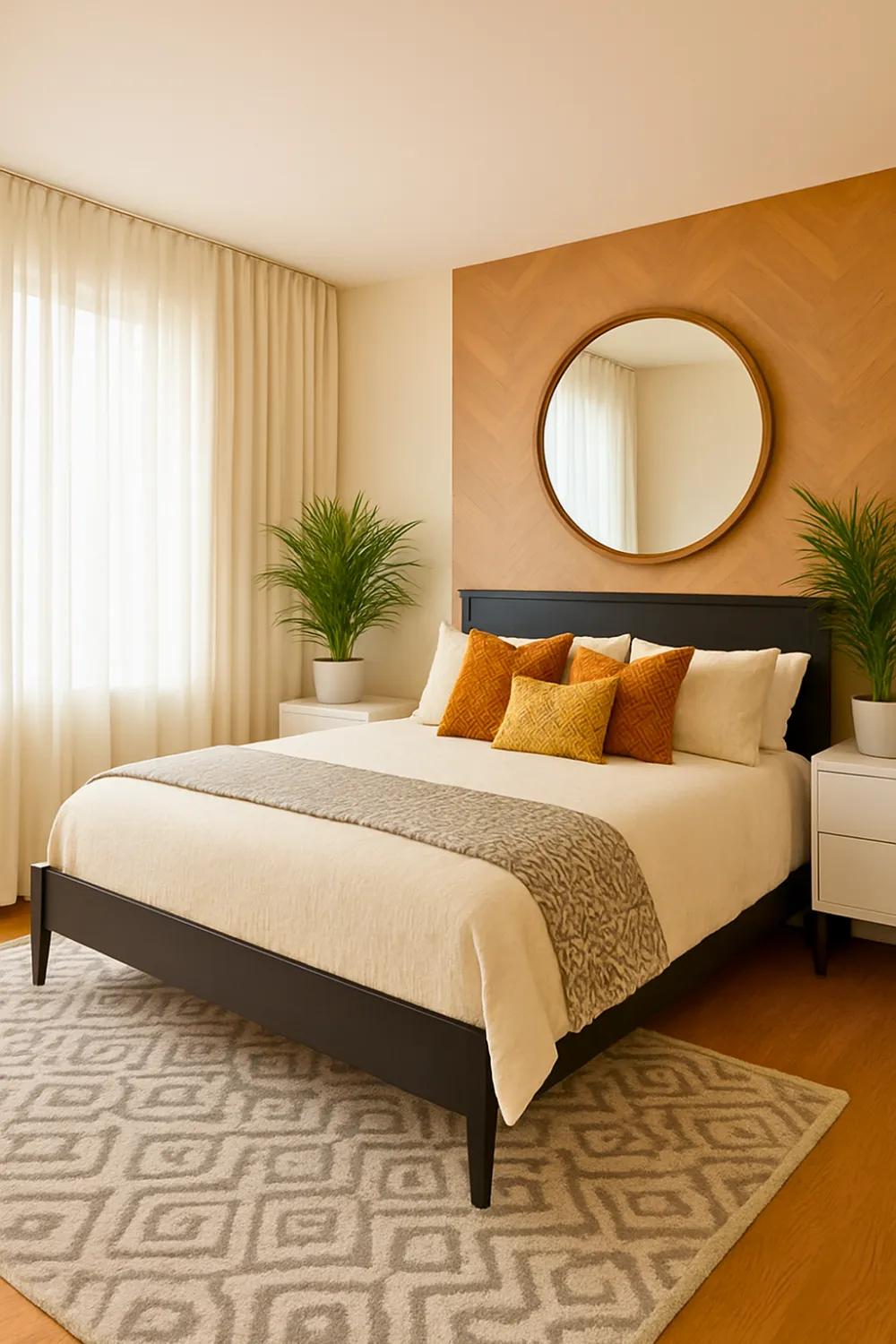 Warm Minimalist Black & Cream Balance