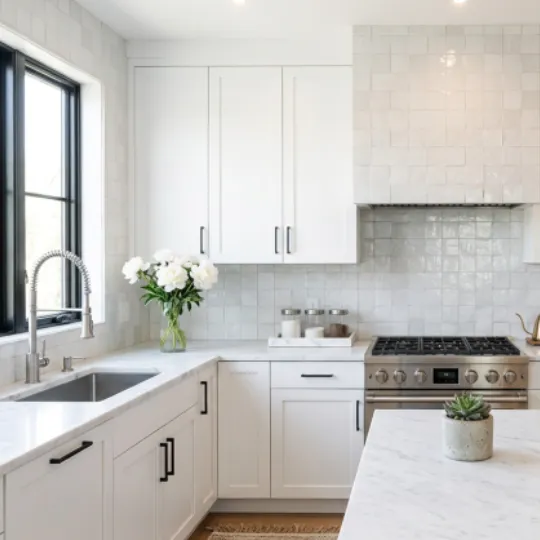 Zellige Tile Kitchen Backsplash